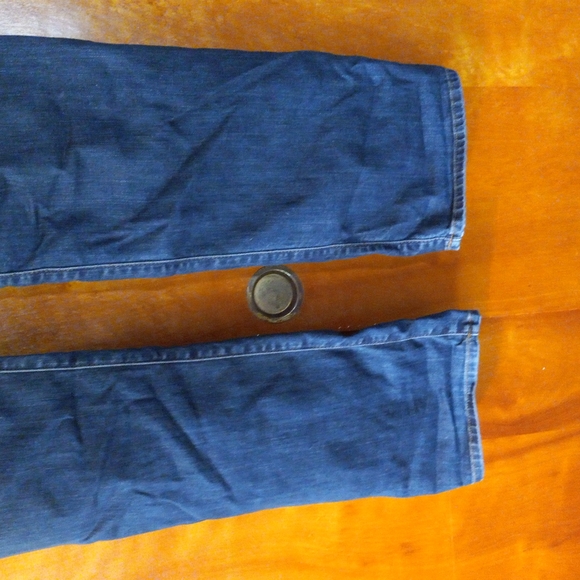Men's 7 For All Mankind Button Fly, Dark Wash, Straight Leg Jeans *W36"/L43"* - Picture 8 of 13